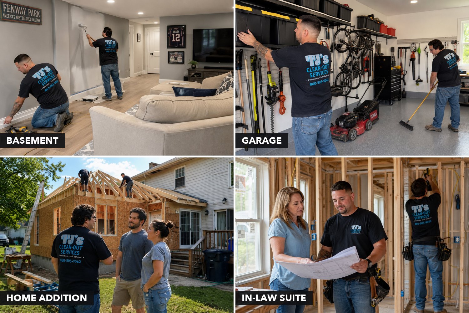 Basement, Garage & Home Additions