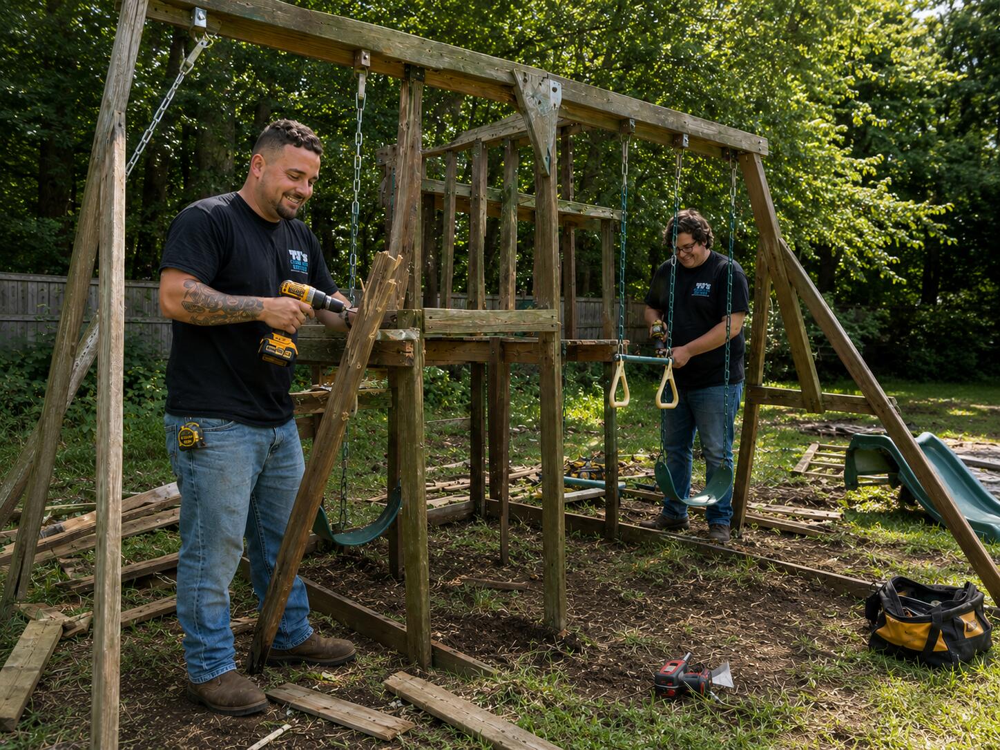Playground & Swing Set Removal